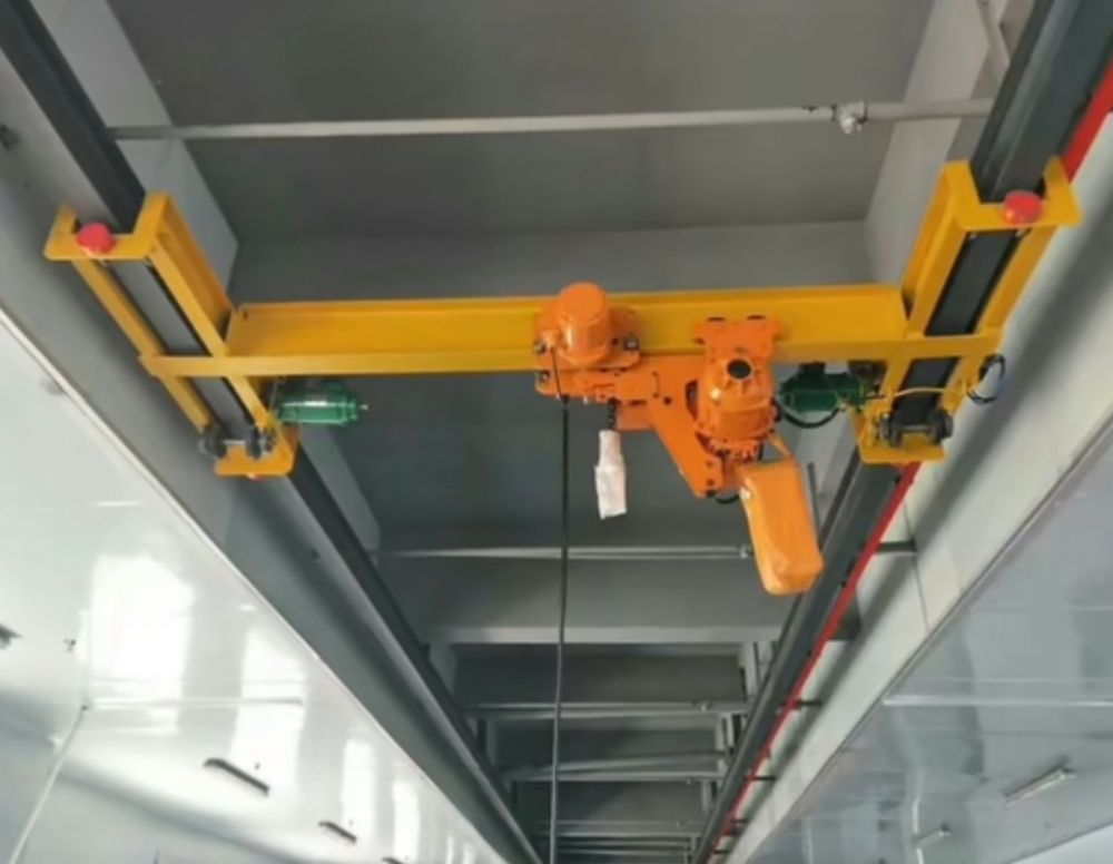 歐式起重機，歐式電動單梁懸掛起重機廠家生產安裝維修