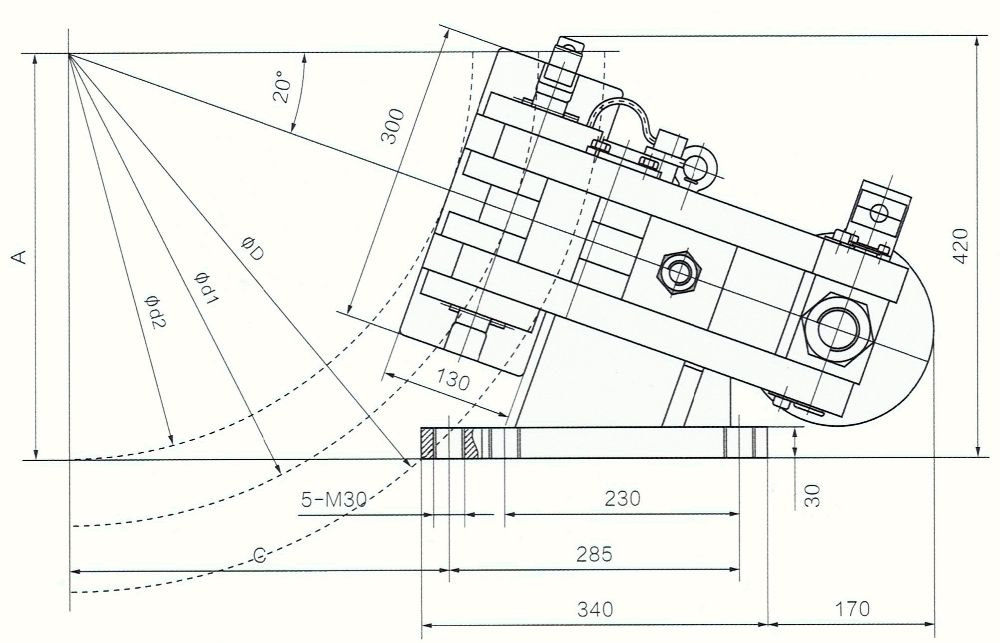 SBD系列液壓安全制動器外形尺寸圖.jpg