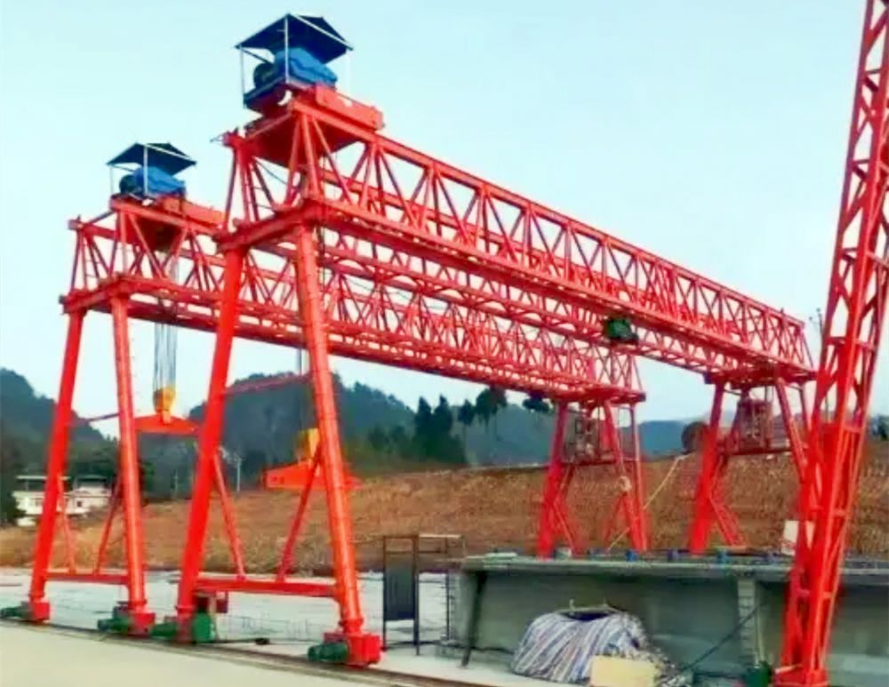 湖南湘西龍門吊廠家銷售安裝維修、雙梁門式起重機型號、參數、價格