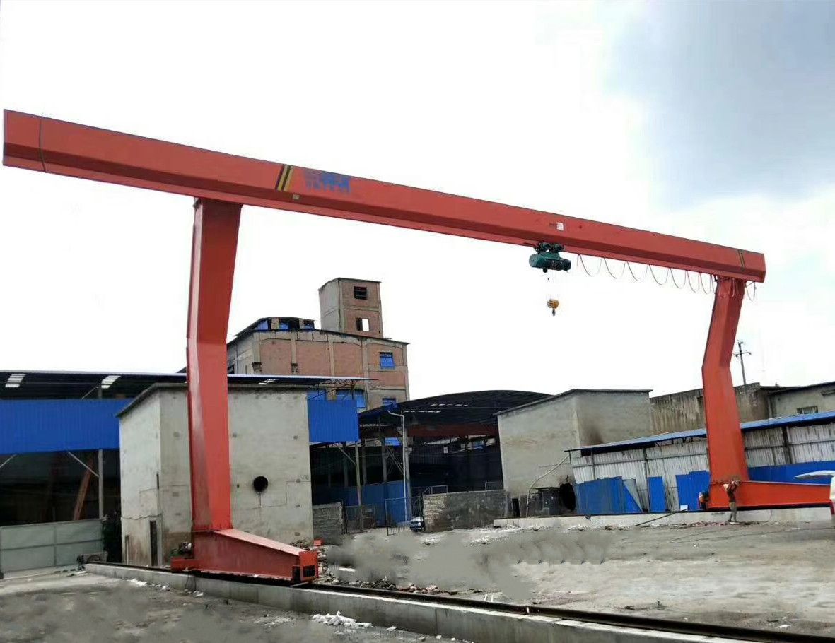 邯鄲龍門吊，L型單主梁電動葫蘆門式起重機(jī)生產(chǎn)廠家銷售服務(wù)