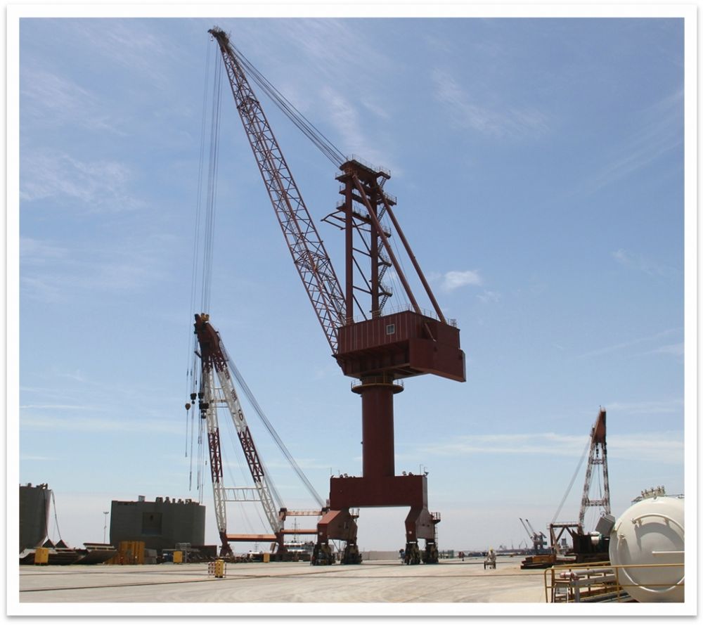 吉寶船廠MQ8080門座式起重機