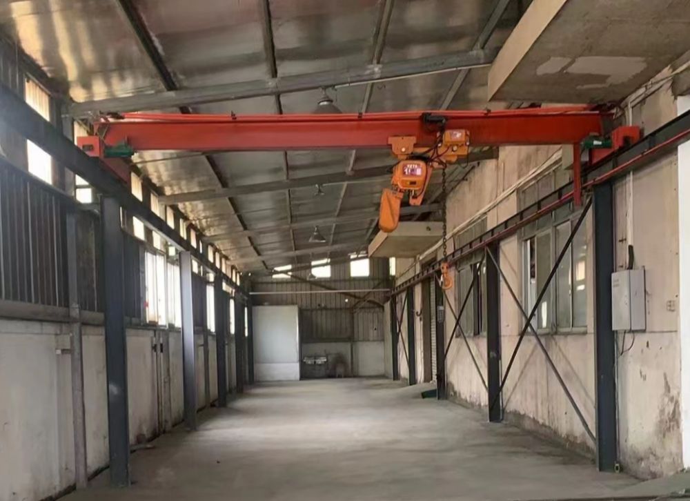 LD簡易電動單梁起重機、簡易行車、吊機、天車現場制作