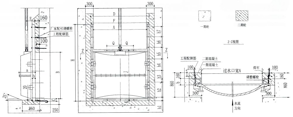 PGZ型鑄鐵閘門基礎安裝示意圖.jpg