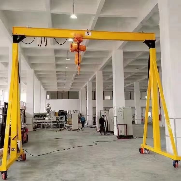 電動無軌龍門架、小型龍門吊、輕小型門式起重機廠家制造、噸位、價格