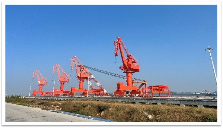 大津清潔能源4臺MQ40T-35M港口門座機